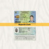 Fake Brazil id card psd template