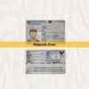 Fake Cyprus id card psd template