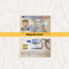 Fake Estonia id card psd template