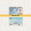 Fake Malaysia id card psd template