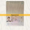 singapore passport psd template