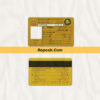 emirates driver license psd template