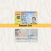 Fake Spain id card psd template (v2)