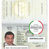 Eritrea passport template in PSD format, fully editable