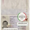 Latvia passport template in PSD format, fully editable (2007 - 2015) scan effect