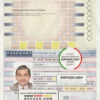 Netherlands (Holland) passport template in PSD format, fully editable, with all fonts scan effect