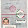 Russia Standard passport template in PSD format, with all fonts