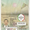 Salvador passport template in PSD format, fully editable