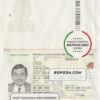 South Africa passport in PSD format, fully editable (2009 – present)
