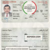 Bahrain driving license template in PSD format, fully editable