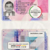 Czech driving license template in PSD format, fully editable