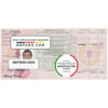 Guinea driving license template in PSD format, fully editable