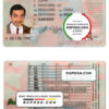 Latvia driving license template in PSD format, fully editable