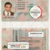 Latvia driving license template in PSD format, fully editable