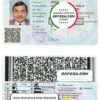 Malawi driving license template in PSD format, fully editable