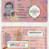 Netherlands driving license template in PSD format, fully editable, with all fonts