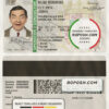 Puerto Rico driving license template in PSD format, fully editable