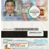 USA Florida driving license template in PSD format