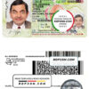 USA Georgia driving license template in PSD format, fully editable