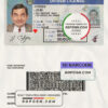 USA Nevada driving license template in PSD format