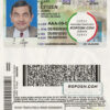 USA South Dakota driving license template in PSD format, fully editable, 2020 - present scan effect