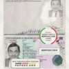 United Kingdom passport template in PSD format (2020 – present)