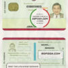 Bahrain ID template in PSD format, fully editable