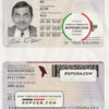 Moldova ID template in PSD format, fully editable, with all fonts scan effect