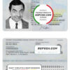Ukraine ID template in PSD format, full editable