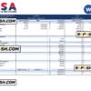 USA Waste & Recycling recycling company pay stub Word and PDF template