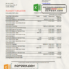 Angola Banco BIC bank statement template in Excel and PDF format