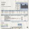 USA Minnesota East Central Energy utility bill template in Word and PDF (.doc and .pdf) format