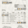 Egypt HSBC bank statement Excel and PDF template