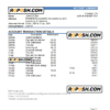 Nicaragua BAC Credomatic bank statement Excel and PDF template