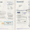 United Kingdom Standard Life utility bill template in Word and PDF format, 7 pages