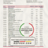 Portugal Banco Popular bank statement template in Excel and PDF format, .xls and .pdf format