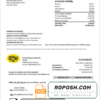 Netherlands BPW utility bill template in Word and PDF format
