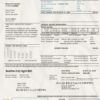 USA Washington Seattle City Light utility bill template in Word and PDF format