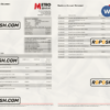 United Kingdom Metro bank business account statement Word and PDF template, 4 pages