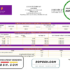 Nigeria Polaris Bank statement easy to fill template in Excel and PDF format