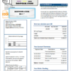 Somalia NESCOM Company electricity utility bill template in Word and PDF format