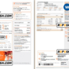 Australia Alinta Energy electricity utility bill template in Word and PDF format, 2 pages