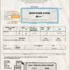 Iran Araz Tours Company invoice template in Word and PDF format, fully editable