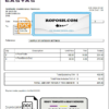 USA Easyas Driver Training invoice template in Word and PDF format, fully editable