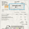 USA Max Keyboard Company invoice template in Word and PDF format, fully editable