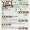Belarus hotel booking confirmation Word and PDF template, 2 pages scan effect