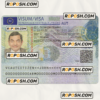 AUSTRIA Schengen visa from Austrian embassy, PSD template, 2022