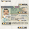 BRAZIL visa PSD template, with fonts, version 2 scan effect