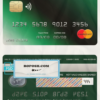 Burundi Africa mastercard credit card template in PSD format, fully editable