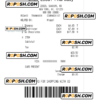 CVSx LOCAL PHARMACY payment receipt PSD template